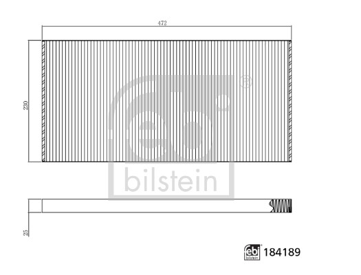 Interieurfilter Febi Bilstein 184189