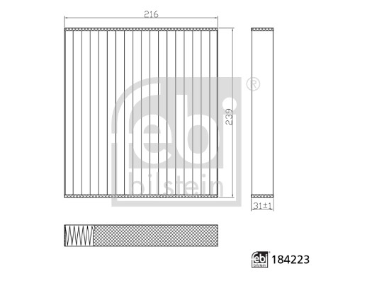 Febi Bilstein Interieurfilter 184223