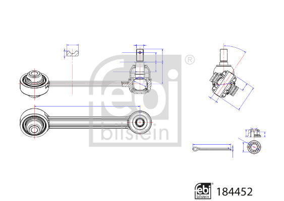 Draagarm Febi Bilstein 184452