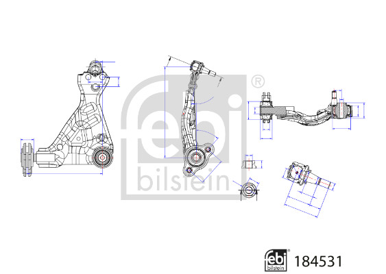 Draagarm Febi Bilstein 184531
