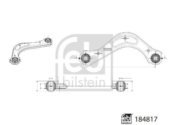 Febi Bilstein Draagarm 184817