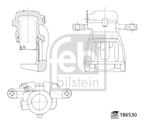 Remzadel/remklauw Febi Bilstein 186530