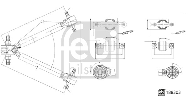 Draagarm Febi Bilstein 188303