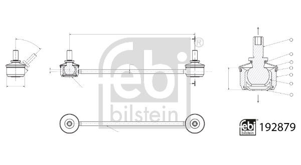 Stabilisatorstang Febi Bilstein 192879