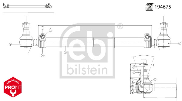 Stuurstang Febi Bilstein 194675