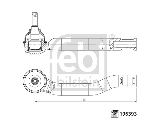 Spoorstangeind Febi Bilstein 196393