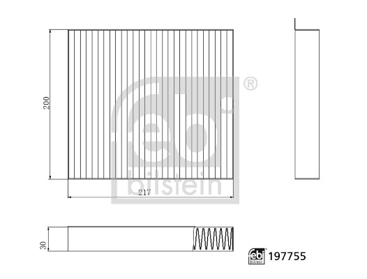 Interieurfilter Febi Bilstein 197755