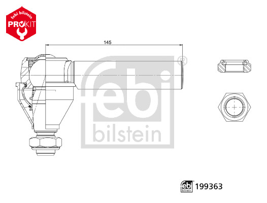 Spoorstangeind Febi Bilstein 199363