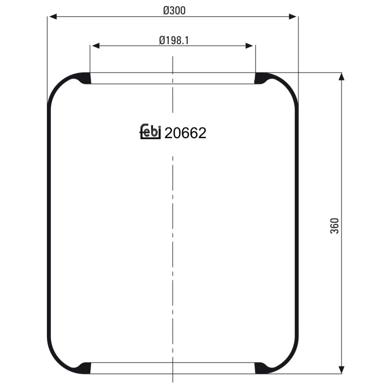 Veerbalg Febi Bilstein 20662