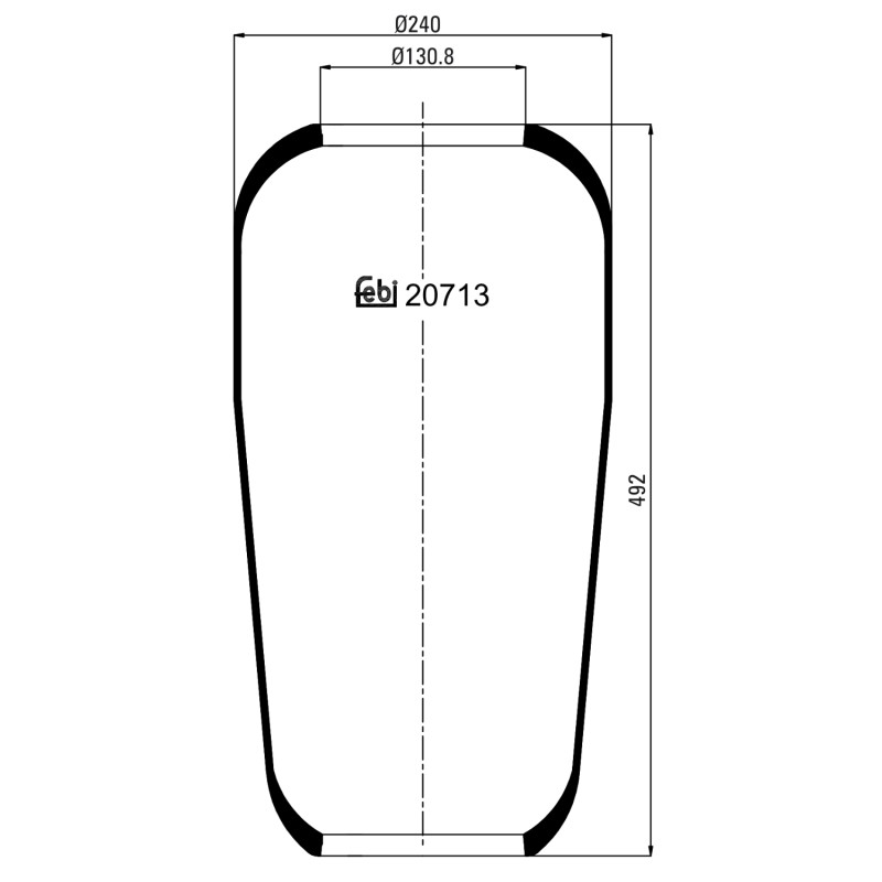 Veerbalg Febi Bilstein 20713