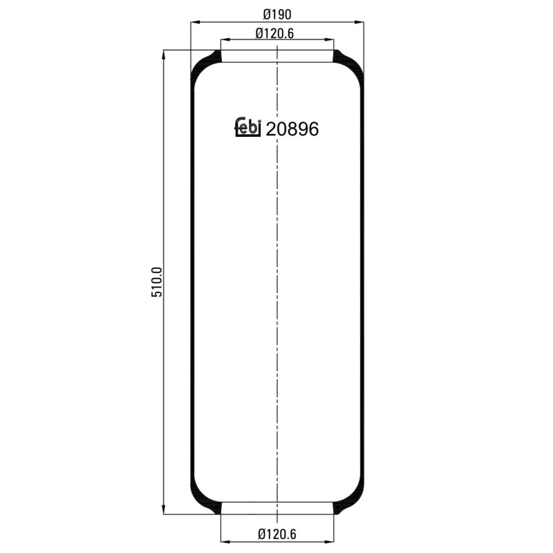 Veerbalg Febi Bilstein 20896