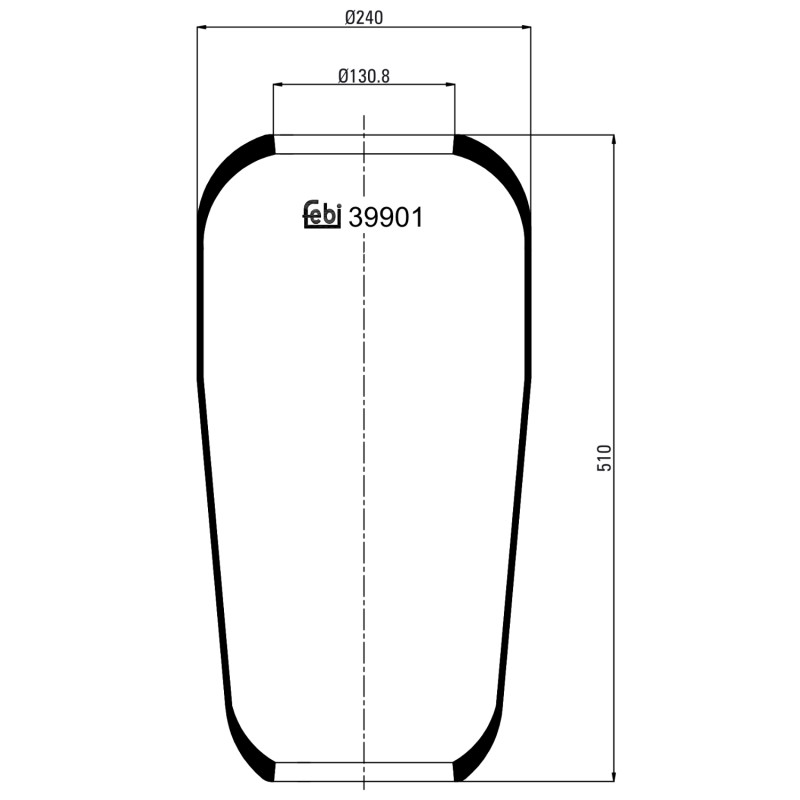 Veerbalg Febi Bilstein 39901