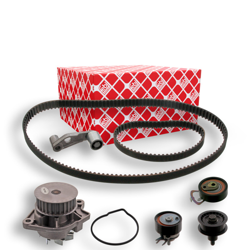 Distributieriem kit inclusief waterpomp Febi Bilstein 45120