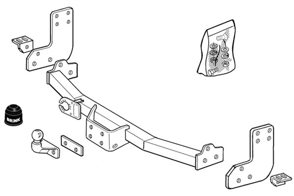 Trekhaak Brink 293200