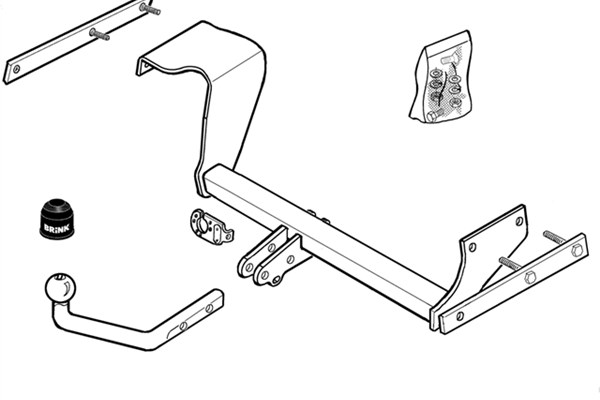 Trekhaak Brink 328000