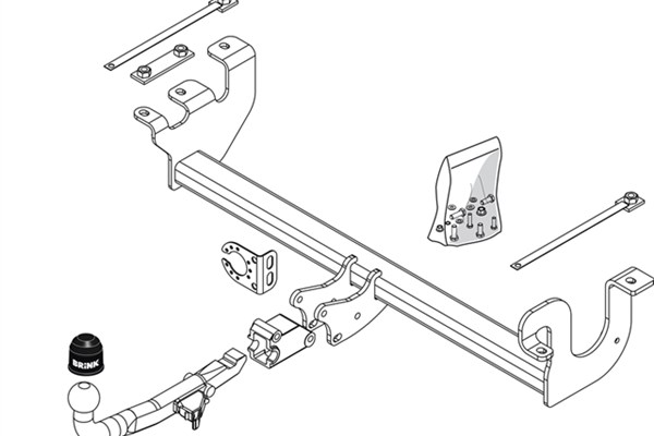 Trekhaak Brink 455900