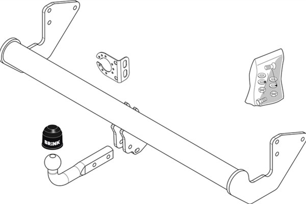 Trekhaak Brink 459000