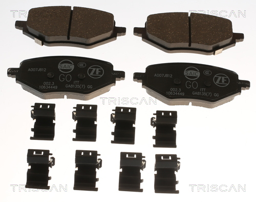 Remblokkenset, schijfrem Triscan 8110 82010