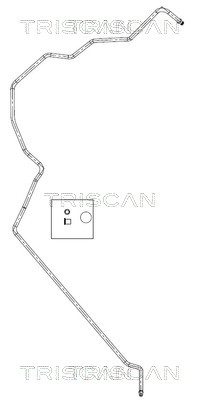 Hydraulische slang, besturing Triscan 8516 16007