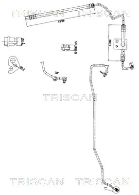 Hydraulische slang, besturing Triscan 8516 16034