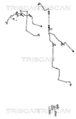 Hoge druk- / lage drukleiding, airconditioning Triscan 9010 25035