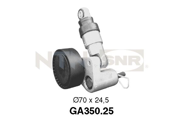 Spanrol (poly) V-riem SNR GA350.25