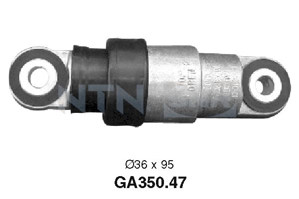 Spanrol (poly) V-riem SNR GA350.47