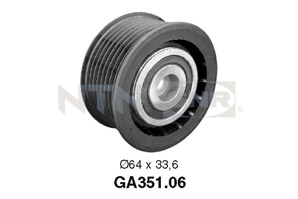 Spanrol (poly) V-riem SNR GA351.06