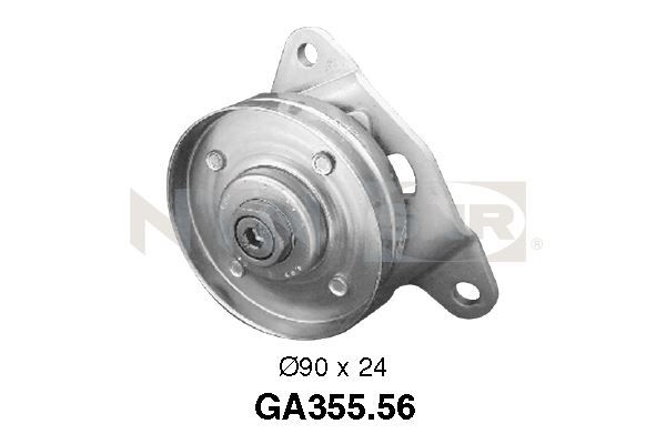 Geleiderol (poly) V-riem SNR GA355.56