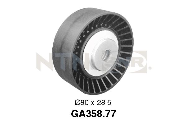 Geleiderol (poly) V-riem SNR GA358.77