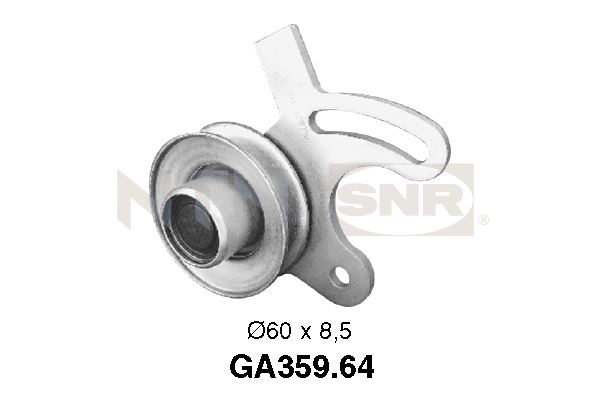 Spanrol (poly) V-riem SNR GA359.64