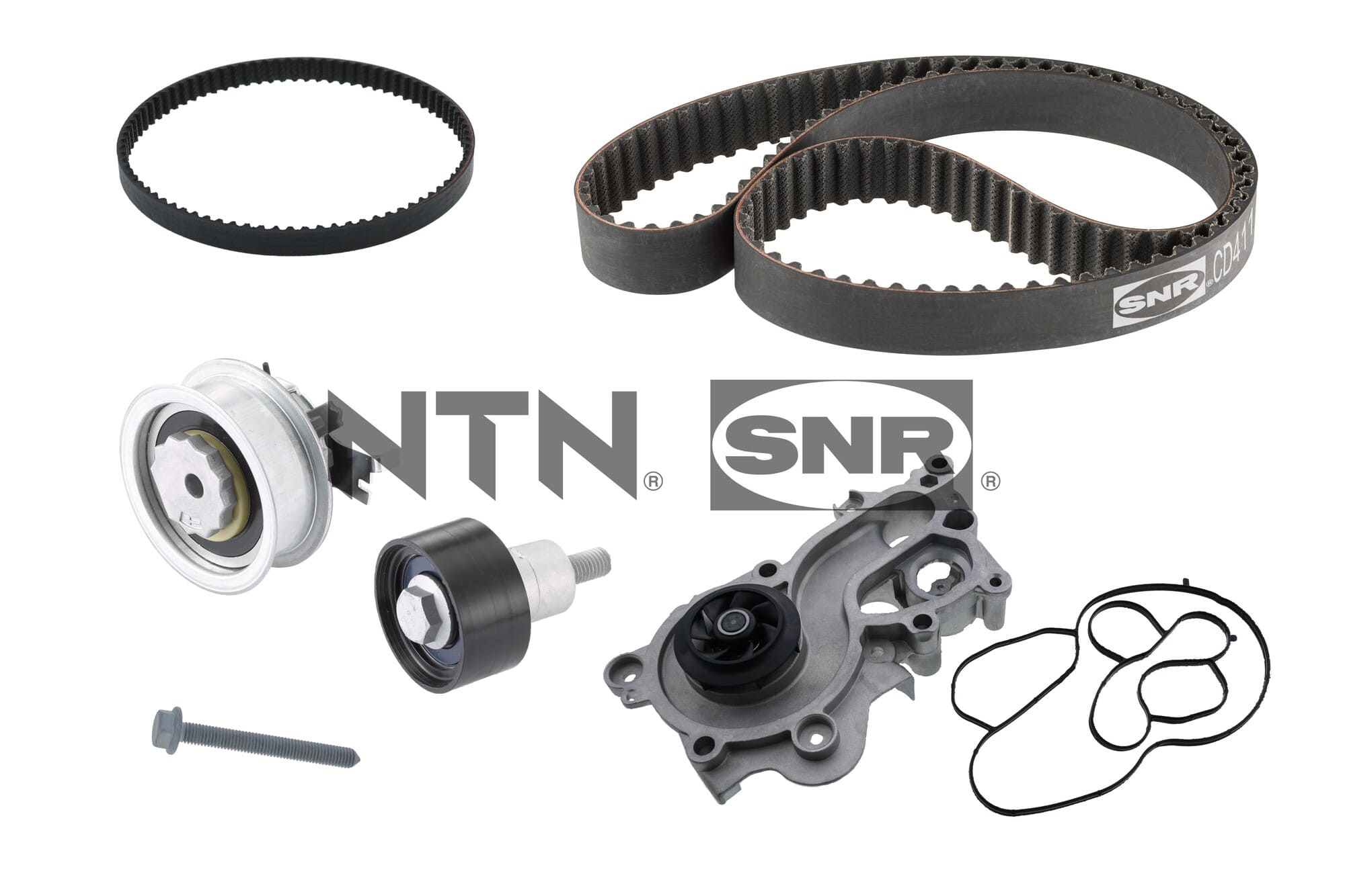 Distributieriem kit inclusief waterpomp SNR KDP457.753