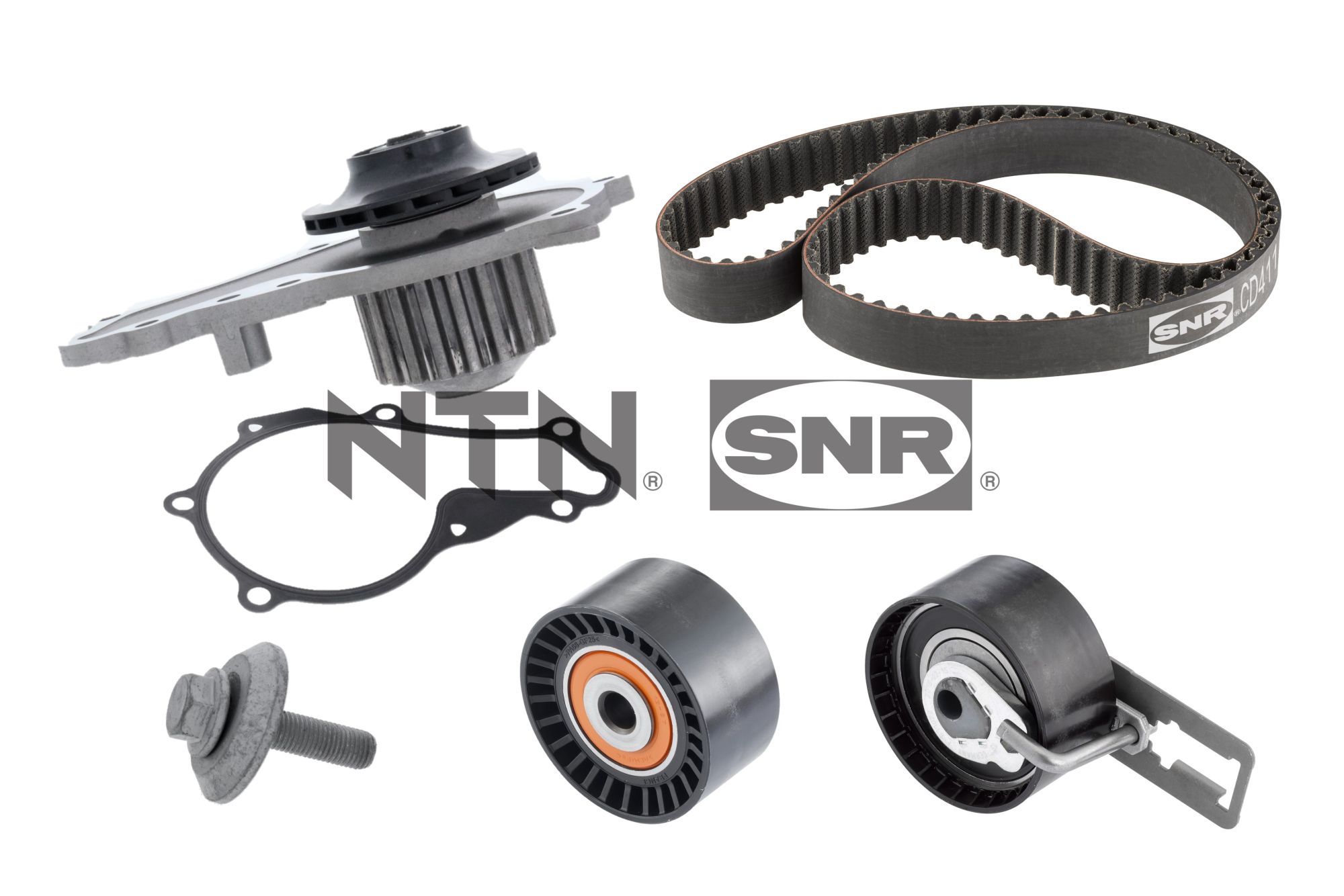 Distributieriem kit inclusief waterpomp SNR KDP459.670