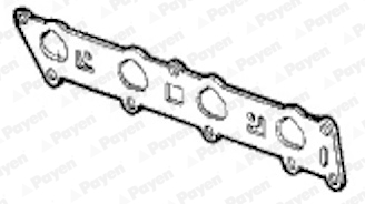 Inlaatspruitstukpakking Payen JD464