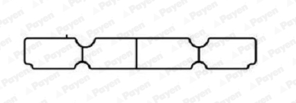 Inlaatspruitstukpakking Payen JD6072