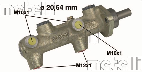 Hoofdremcilinder Metelli 05-0042