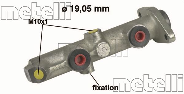 Hoofdremcilinder Metelli 05-0074