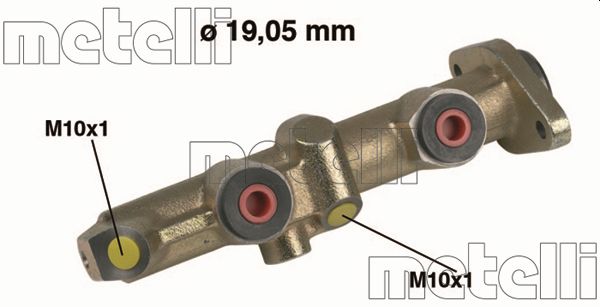 Hoofdremcilinder Metelli 05-0076