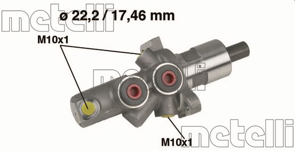 Hoofdremcilinder Metelli 05-0175