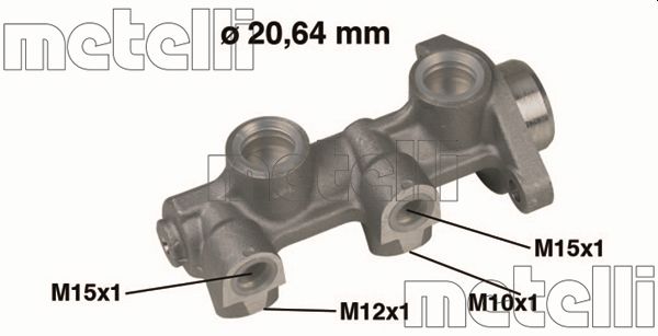 Hoofdremcilinder Metelli 05-0181