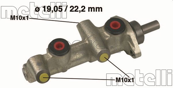 Hoofdremcilinder Metelli 05-0197