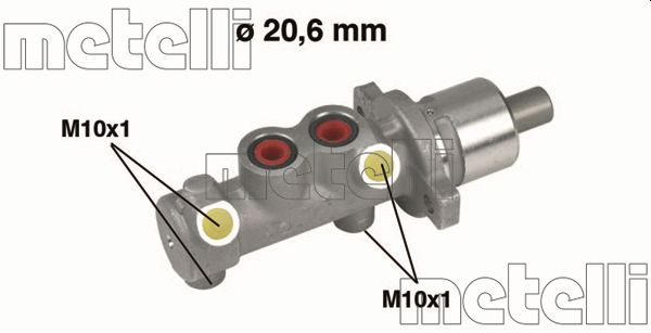 Hoofdremcilinder Metelli 05-0199