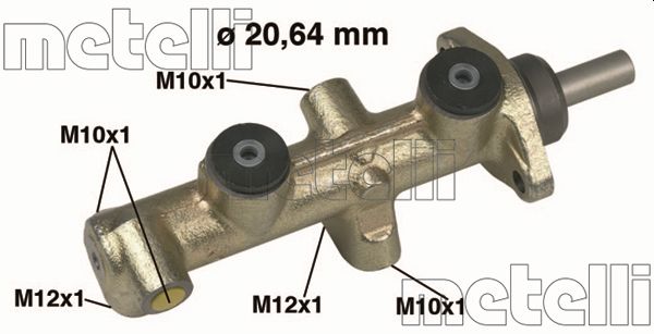 Hoofdremcilinder Metelli 05-0204