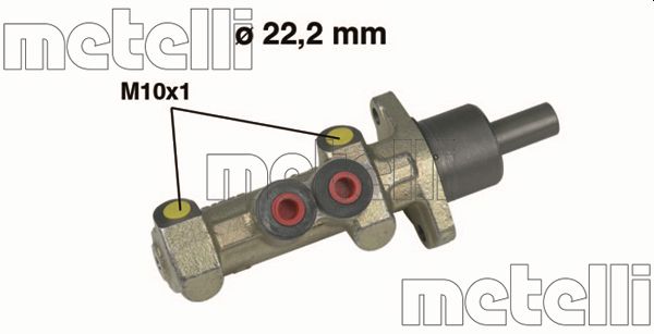 Hoofdremcilinder Metelli 05-0227