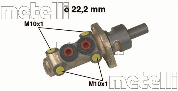 Hoofdremcilinder Metelli 05-0258