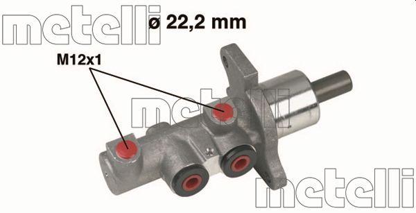 Hoofdremcilinder Metelli 05-0293