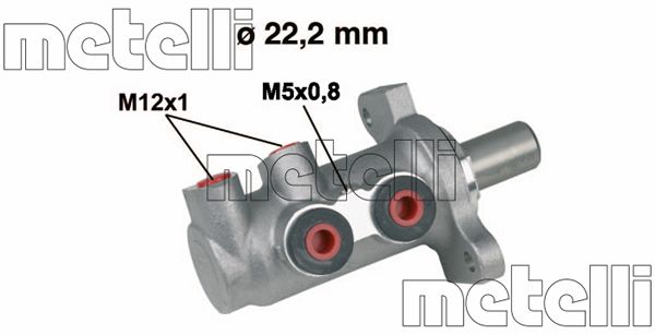 Hoofdremcilinder Metelli 05-0294