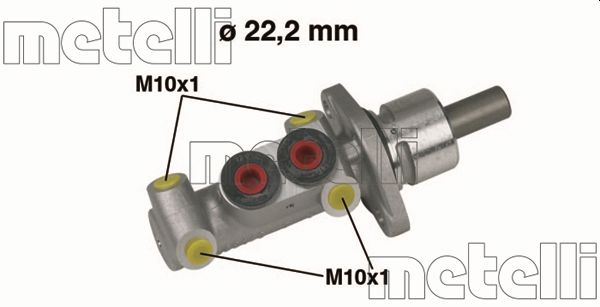 Hoofdremcilinder Metelli 05-0302