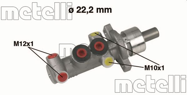 Hoofdremcilinder Metelli 05-0310