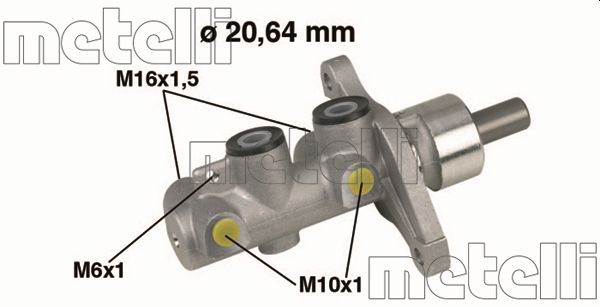 Hoofdremcilinder Metelli 05-0346